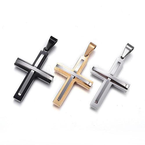 304 Stainless Steel Pendants STAS-H329-80-1