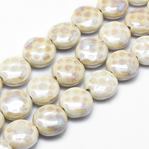 Handmade Eco-Friendly Porcelain Beads PORC-P027-B01-1