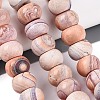 Dyed Natural Agate Beads Strands G-T144-26C-1