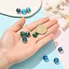 10Pcs 10 Styles Ocean Theme Handmade Glass Enamel Beads LAMP-FS0001-81-4