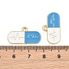 Medical Theme Alloy Enamel Pendants AL-CBA2919-03G-08A-3