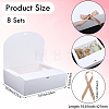 Folding Paper Gift Boxes with Ribbon CON-WH20001-11C-01-2