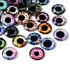 Printed Transparent Glass Cabochons GL-CBAA22A-02-1