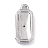 Brass Micro Pave Cubic Zirconia Charms LS-ZIRC-I054-12P-08-3