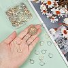 80Pcs 2 Color 304 Stainless Steel Leverback Earring Findings STAS-SP0001-17-3
