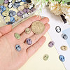 CHGCRAFT 60Pcs 6 Colors Rertro Lady Cameo Resin Cabochons RESI-CA0001-73-3