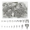 60Pcs 20 Styles Tibetan Style Alloy Pendants TIBEP-YW0012-42-1