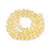 Crackle Transparent Glass Beads Strands GLAA-N068-02A-10-3
