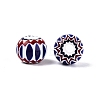 Handmade Millefiori Glass Rondelle Beads LA-N002-11A-3