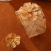 Flower Zinc Alloy Cuff Bangles & Rings Sets for Women WG9AF22-03-1