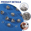 10Pcs Alloy Pendant Bails FIND-CA0011-52A-4