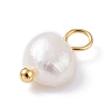 Natural Cultured Freshwater Pearl Charms LS-X-PALLOY-JF01098-03-4