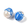 Natural Pearl Enamel Beads PEAR-G014-05A-2