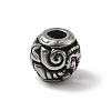 304 Stainless Steel European Beads STAS-H238-09E-AS-1