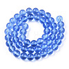 Transparent Glass Beads Strands GLAA-T032-T8mm-04-3
