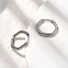 201 Stainless Steel Hoop Earrings EJEW-Z137-02P-04-3