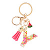 Fruit Series Letter Resin Keychains KEYC-TAC0033-02Y-1