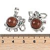 Synthetic Goldstone Pendants G-I374-A-P08-3