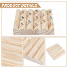 5-Slot Wood Rings Display Stands RDIS-WH0006-30-5