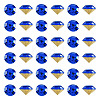 1 Bag Pointed Back Glass Rhinestone Cabochons RGLA-TADJ0001-01B-09-1