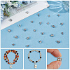 200Pcs 10 Styles Tibetan Style Alloy Tube Bails TIBE-PA0001-20-6