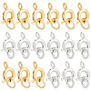 40Pcs 2 Colors Brass Spring Ring Clasps FIND-AB00027-7