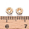 Brass Rhinestone Spacer Beads X-KK-N273-01A-G-3