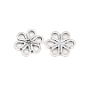 Tibetan Style Alloy Flower Charms PALLOY-A024-21AS-2