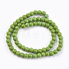 Synthetic Turquoise Beads Strands LS-TURQ-G106-6mm-02B-2