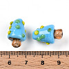 Handmade Lampwork Bumpy Beads X1-LAMP-T022-02A-03-3