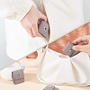 4-Pocket PU Leather Jewelry Rolls with Golden Tone Metal Snap Buttons ABAG-WH0048-69B-4