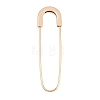 Alloy Extra Large Safety Pin Brooches PALLOY-P333-02G-1