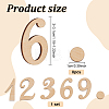 1 Set Basswood MDF Cabochons WOOD-BC0001-54-2