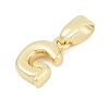 Brass Charms KK-G522-54G-G-2