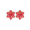 Alloy Rhinestone Stud Earrings for Women WGAC7EE-02-2