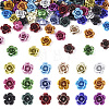 108Pcs 18 Colors Aluminum Beads FALUM-TA0001-01-2