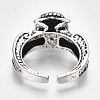 Alloy Cuff Finger Rings RJEW-T006-35D-4