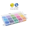 15 Colors Transparent Acrylic Beads DIY-YW0005-36-6