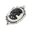Tibetan Style Alloy Pendants X-TIBE-B002-04AS-01-2