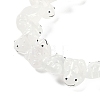 Transparent Glass Enamel Beads Strands GLAA-B021-05A-3