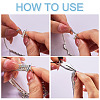 560Pcs 10 Styles Iron Slide On End Clasp Tubes DIY-TA0015-91-5