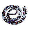 Electroplate Glass Beads Strands LS-EGLA-A034-J6mm-F07-2