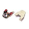 Zinc Alloy Enamel Pendants ENAM-CJC0004-29A-2