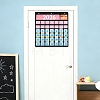 Cloth Monthly Calendar Pocket Chart Wall Hanging Organizer AJEW-WH0880-39-5