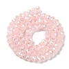 Baking Electroplate Glass Beads Strands LS-DGLA-A039-J10mm-B14-2
