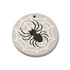 Single Face Printed Wood Pendants WOOD-B009-01K-1