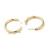 Ring Brass Stud Earring Finding KK-C042-08G-2