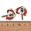 Halloween Alloy Enamel Pendants STAS-I354-01G-L-3