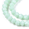 Opaque Solid Color Imitation Jade Glass Beads Strands EGLA-A039-P2mm-D20-2