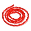 Transparent Glass Beads Strands LS-GLAA-H021-04-25-4